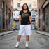 Women's Graffiti Athletic T-shirt feat Gold Scriptkonz - Stykonz Graffiti Streetwear