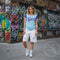 Women's Graffiti Athletic T-shirt feat Ice - Block - Stykonz Graffiti Streetwear
