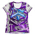 Women's Graffiti Athletic T-shirt feat Purple Wildstyle - Stykonz Graffiti Streetwear