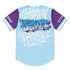 Women’s Graffiti Baseball Jersey – Ice - Block | Hip - Hop Streetwear Jersey - Stykonz Graffiti Streetwear
