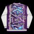 Women’s Graffiti Bomber Jacket – Stykonz Purple Wildstyle | Hip - Hop Streetwear Jacket - Stykonz Graffiti Streetwear