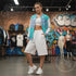 Women’s Graffiti Bomber Jacket – Stykonz Turquoise Mix Script | Hip - Hop Streetwear Jacket - Stykonz Graffiti Streetwear