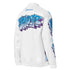 Women’s Graffiti Bomber Jacket – White Ice - Block Blockbuster | Hip - Hop Streetwear Jacket - Stykonz Graffiti Streetwear