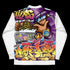 Women’s Graffiti Bomber Jacket – White The Train Master NY Wildstyle | Hip - Hop Streetwear Jacket - Stykonz Graffiti Streetwear