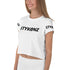Women's Graffiti Crop Tee Black Stykonz Block - Stykonz Graffiti Streetwear