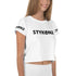 Women's Graffiti Crop Tee Black Stykonz Block - Stykonz Graffiti Streetwear