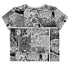 Women's Graffiti Crop Tee B&W Comic Stykonz 1 - Stykonz Graffiti Streetwear