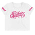 Women's Graffiti Crop Tee Hot Pink Scriptkonz - Stykonz Graffiti Streetwear