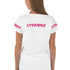 Women's Graffiti Crop Tee Hot Pink Stykonz Block - Stykonz Graffiti Streetwear