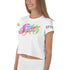 Women's Graffiti Crop Tee Scriptkonz Candy Block - Stykonz Graffiti Streetwear