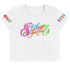 Women's Graffiti Crop Tee Scriptkonz Candy Block - Stykonz Graffiti Streetwear