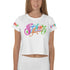 Women's Graffiti Crop Tee Scriptkonz Candy Block - Stykonz Graffiti Streetwear