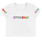 Women's Graffiti Crop Tee Stykonz Candy Block II - Stykonz Graffiti Streetwear
