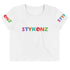 Women's Graffiti Crop Tee Stykonz Candy Block II - Stykonz Graffiti Streetwear