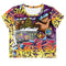 Women's Graffiti Crop Tee The Train Master NY Wildstyle - Stykonz Graffiti Streetwear