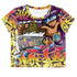 Women's Graffiti Crop Tee The Train Master NY Wildstyle - Stykonz Graffiti Streetwear