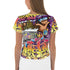 Women's Graffiti Crop Tee The Train Master NY Wildstyle - Stykonz Graffiti Streetwear
