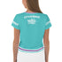 Women's Graffiti Crop Tee Turquoise Stykonz Crown Central - Stykonz Graffiti Streetwear
