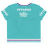 Women's Graffiti Crop Tee Turquoise Stykonz Crown Central - Stykonz Graffiti Streetwear