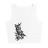Women's Graffiti Crop Top feat Black Stykonz Tag - Stykonz Graffiti Streetwear