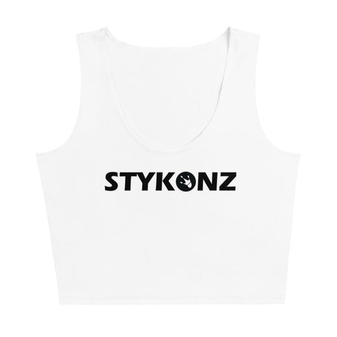 Women's Graffiti Crop Top feat Black Stykonz - Stykonz Graffiti Streetwear
