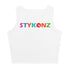 Women's Graffiti Crop Top feat Stykonz Candy - Stykonz Graffiti Streetwear