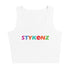 Women's Graffiti Crop Top feat Stykonz Candy - Stykonz Graffiti Streetwear
