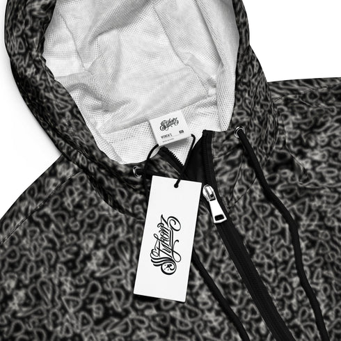Women’s Graffiti Cropped Windbreaker – Black Style Master Tag | Stykonz Hip - Hop Streetwear Jacket - Stykonz Graffiti Streetwear