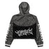 Women’s Graffiti Cropped Windbreaker – Black Style Master Tag | Stykonz Hip - Hop Streetwear Jacket - Stykonz Graffiti Streetwear