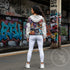 Women’s Graffiti Cropped Windbreaker - Comic Stykonz 1 | Stykonz Hip - Hop Streetwear Jacket - Stykonz Graffiti Streetwear