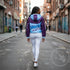 Women’s Graffiti Cropped Windbreaker – Ice - Block | Stykonz Hip - Hop Streetwear Jacket - Stykonz Graffiti Streetwear