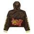 Women’s Graffiti Cropped Windbreaker - Sundown | Stykonz Hip - Hop Streetwear Jacket - Stykonz Graffiti Streetwear