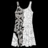 Women's Graffiti Dress Silver - Black The Train Master NY Wildstyle - Stykonz Graffiti Streetwear