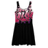 Women's Graffiti Dress Stykonz Black - Cherry Mild Wildstyle - Stykonz Graffiti Streetwear