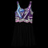 Women's Graffiti Dress Stykonz Purple on Black Wildstyle - Stykonz Graffiti Streetwear