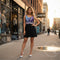Women's Graffiti Dress Stykonz Purple on Black Wildstyle - Stykonz Graffiti Streetwear