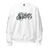 Women’s Graffiti Fleece Sweatshirt – Black Scriptkonz | Hip - Hop Streetwear Sweatshirt - Stykonz Graffiti Streetwear