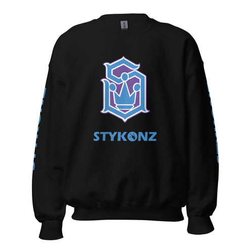 Women's Graffiti Fleece Sweatshirt – BP S - Kingz Crown Calli - Graff | Hip - Hop Streetwear Sweatshirt - Stykonz Graffiti Streetwear
