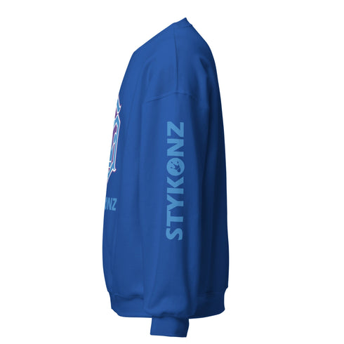 Women's Graffiti Fleece Sweatshirt – BP S - Kingz Crown Calli - Graff | Hip - Hop Streetwear Sweatshirt - Stykonz Graffiti Streetwear