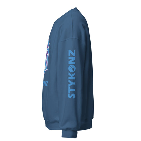 Women's Graffiti Fleece Sweatshirt – BP S - Kingz Crown Calli - Graff | Hip - Hop Streetwear Sweatshirt - Stykonz Graffiti Streetwear