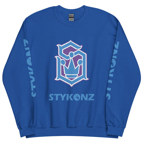 Women's Graffiti Fleece Sweatshirt – BP S - Kingz Crown Calli - Graff | Hip - Hop Streetwear Sweatshirt - Stykonz Graffiti Streetwear