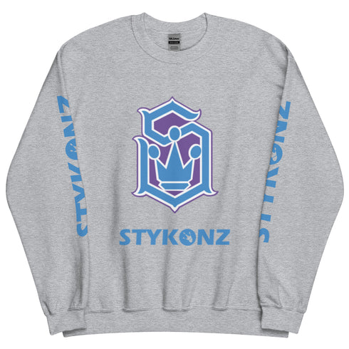 Women's Graffiti Fleece Sweatshirt – BP S - Kingz Crown Calli - Graff | Hip - Hop Streetwear Sweatshirt - Stykonz Graffiti Streetwear