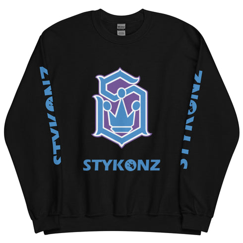 Women's Graffiti Fleece Sweatshirt – BP S - Kingz Crown Calli - Graff | Hip - Hop Streetwear Sweatshirt - Stykonz Graffiti Streetwear