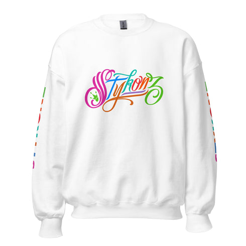 Women’s Graffiti Fleece Sweatshirt – Candy Scriptkonz | Hip - Hop Streetwear Sweatshirt - Stykonz Graffiti Streetwear