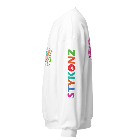 Women’s Graffiti Fleece Sweatshirt – Candy Scriptkonz | Hip - Hop Streetwear Sweatshirt - Stykonz Graffiti Streetwear