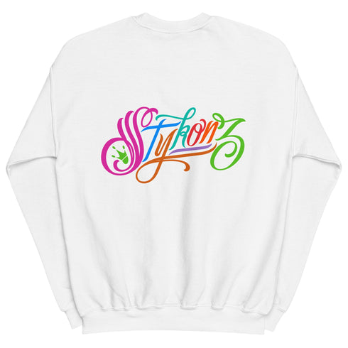 Women’s Graffiti Fleece Sweatshirt – Candy Scriptkonz | Hip - Hop Streetwear Sweatshirt - Stykonz Graffiti Streetwear
