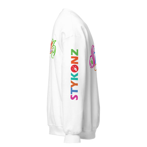 Women’s Graffiti Fleece Sweatshirt – Candy Scriptkonz | Hip - Hop Streetwear Sweatshirt - Stykonz Graffiti Streetwear