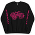 Women’s Graffiti Fleece Sweatshirt – Hot Pink Scriptkonz II | Hip - Hop Streetwear Sweatshirt - Stykonz Graffiti Streetwear