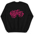 Women’s Graffiti Fleece Sweatshirt – Hot Pink Scriptkonz II | Hip - Hop Streetwear Sweatshirt - Stykonz Graffiti Streetwear