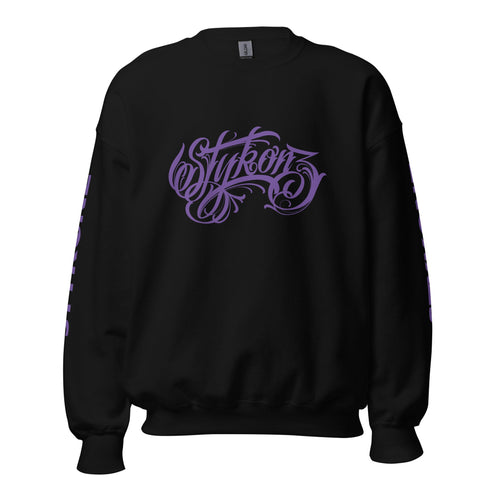 Women’s Graffiti Fleece Sweatshirt – Lav Scriptkonz II | Hip - Hop Streetwear Sweatshirt - Stykonz Graffiti Streetwear